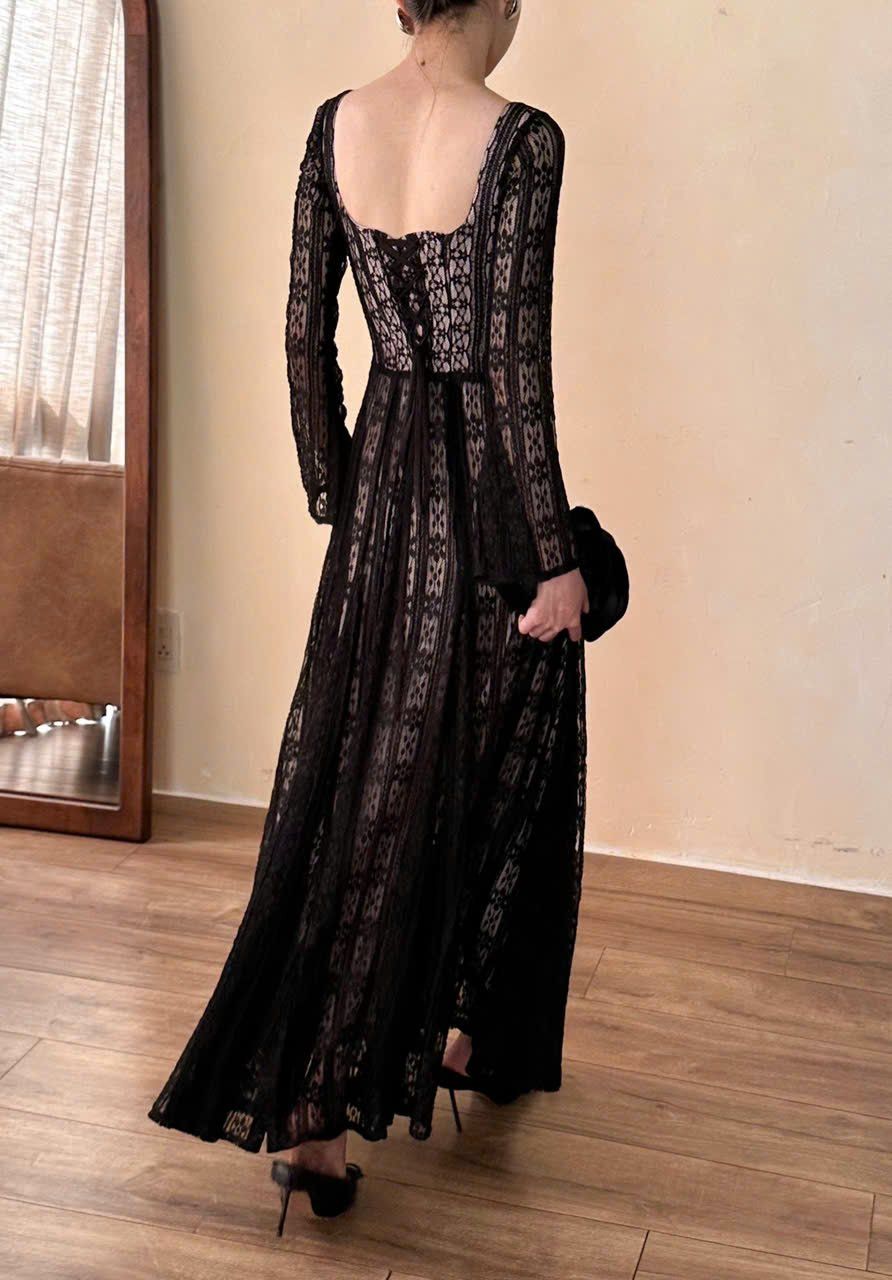 Bellis Dress - Đầm Corset Tay Dài Q001