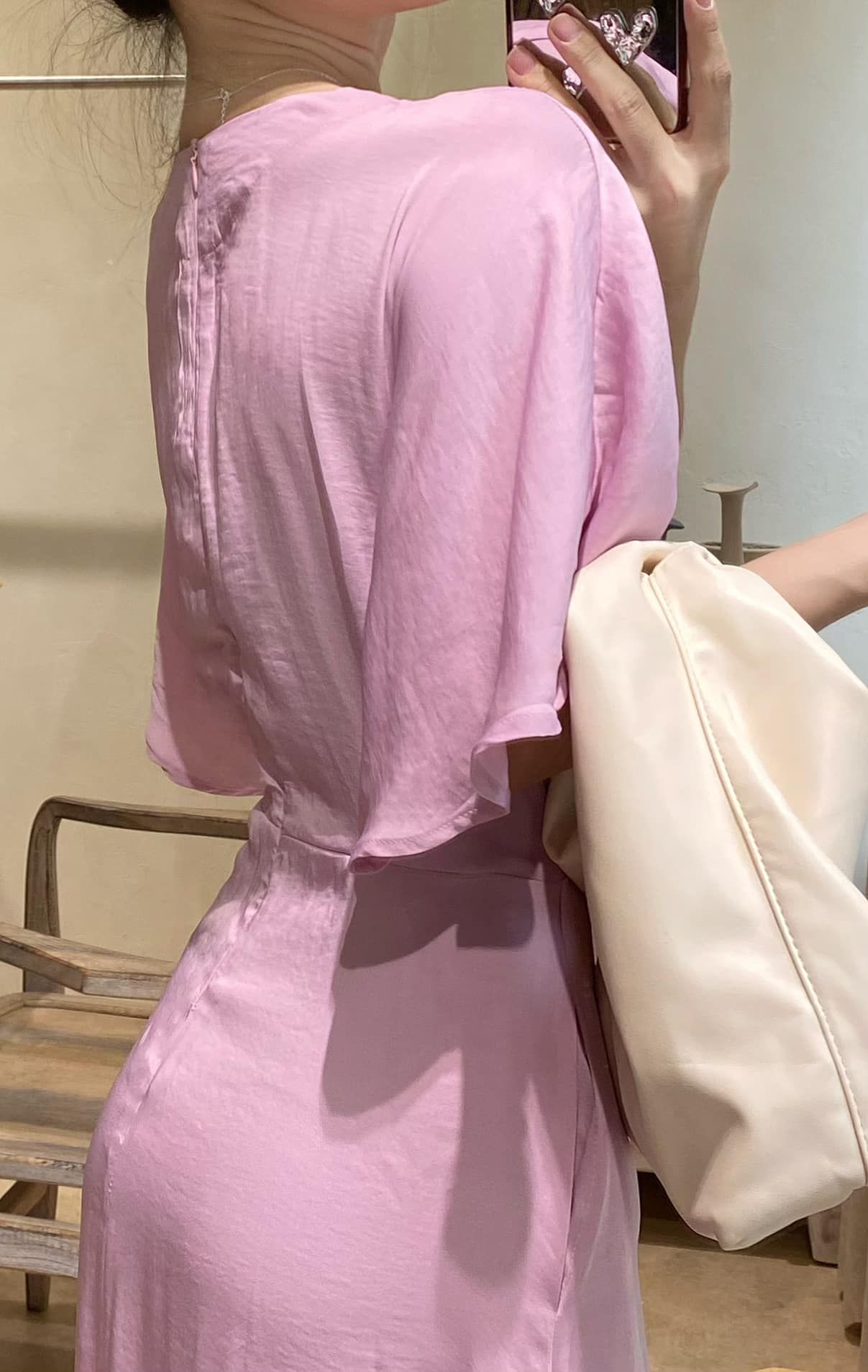 Amelie silk dress - Đầm Xoắn Eo Lụa L04