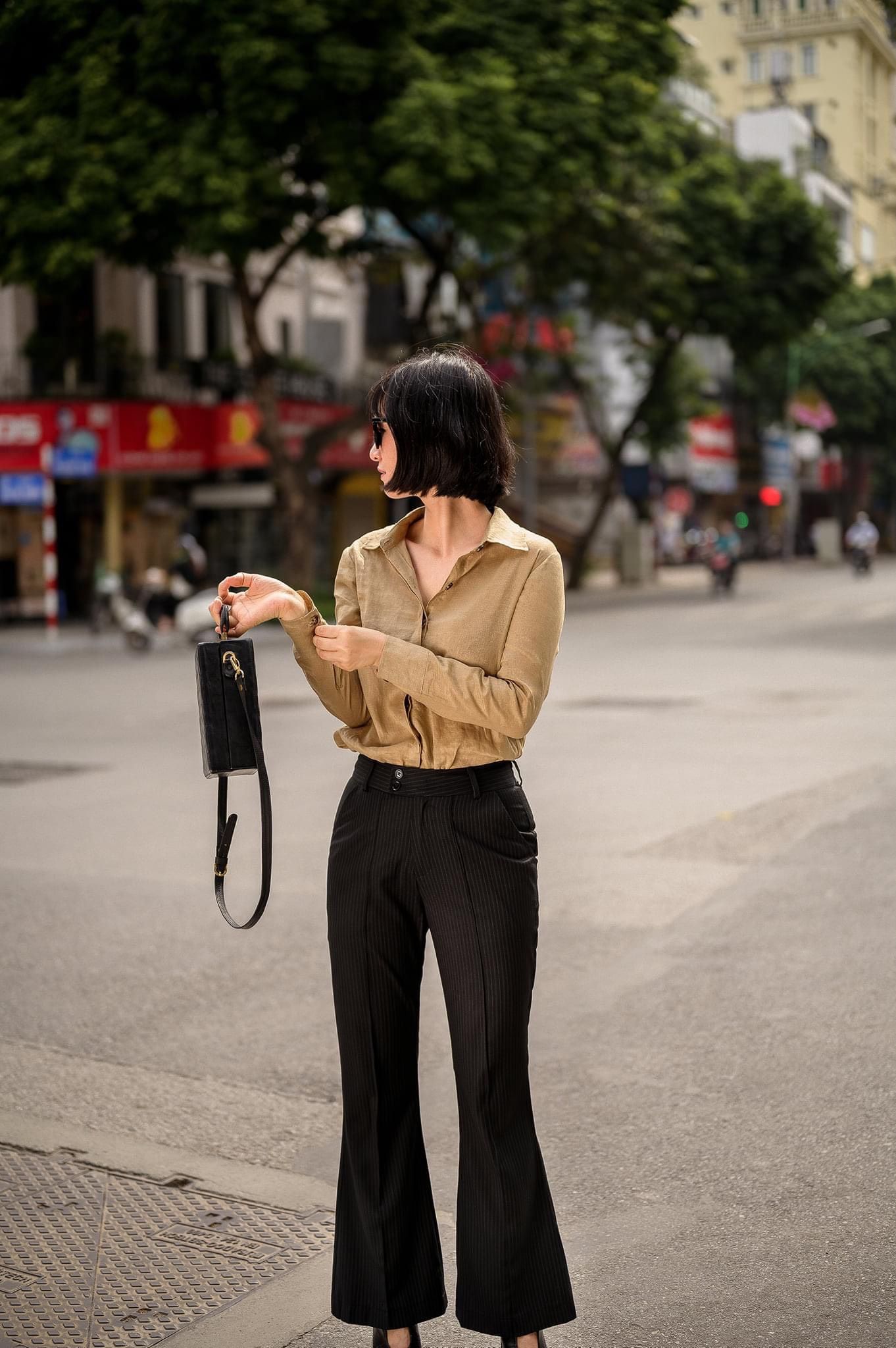 Daniela Shirt - Áo sơ mi linen L01