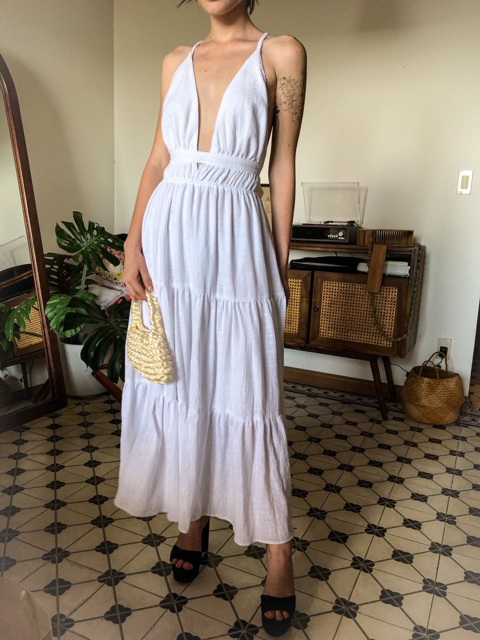 Jordyn Dress - Đầm maxi hai dây, hở lưng (xô) D013 D014