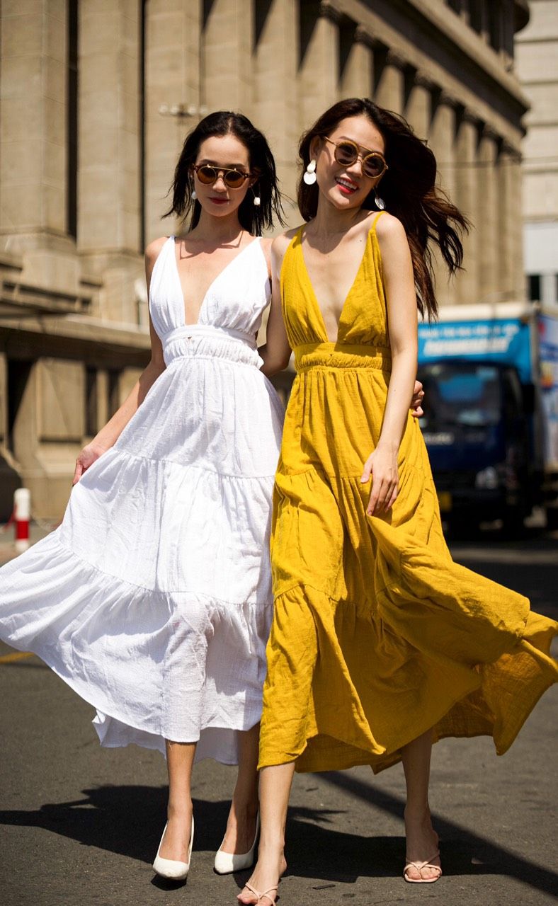 Jordyn Dress - Đầm maxi hai dây, hở lưng (xô) D013 D014