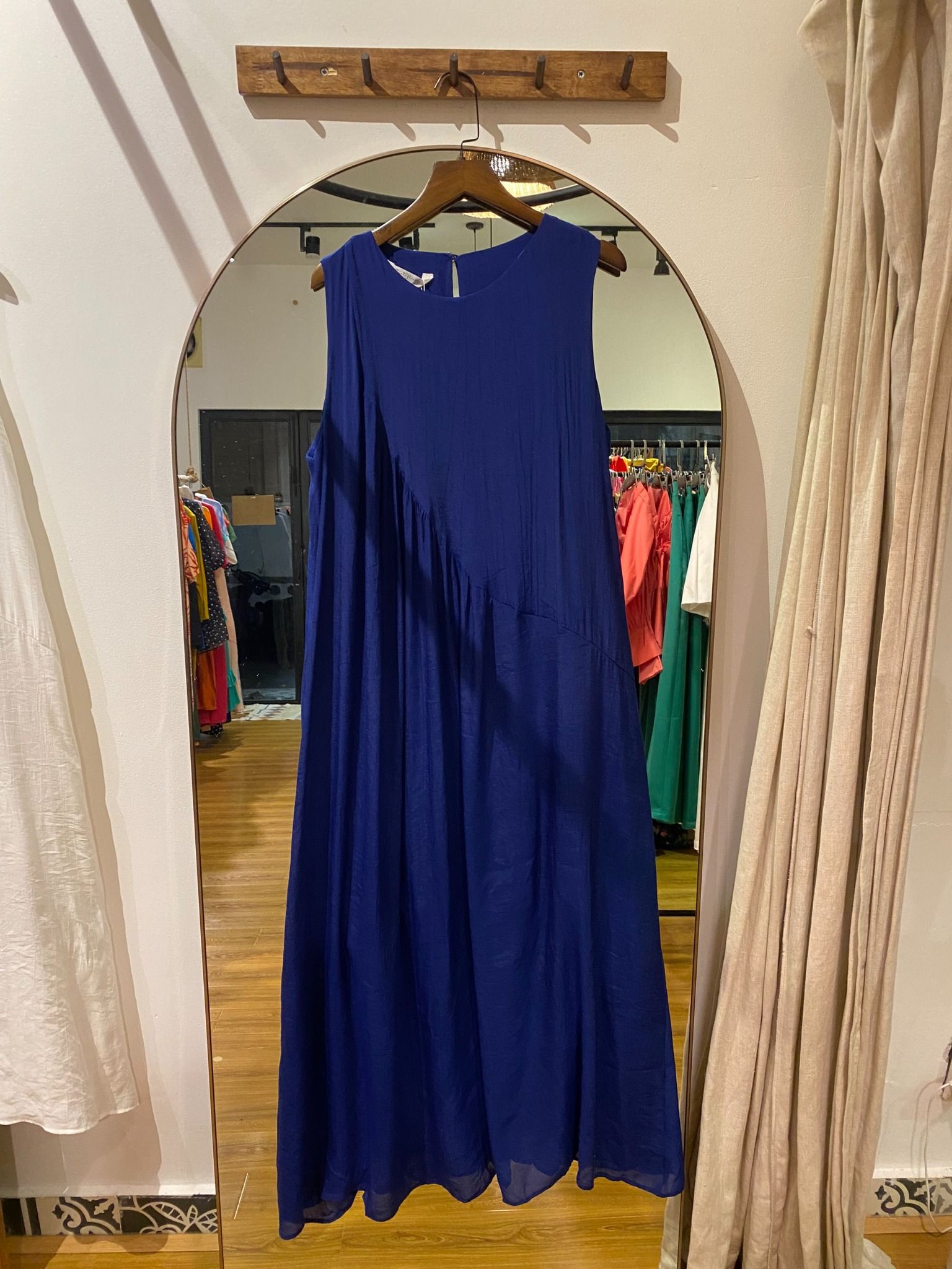 Sierra Dress - Đầm sát nách tím, bèo chéo (Mẹ) La46