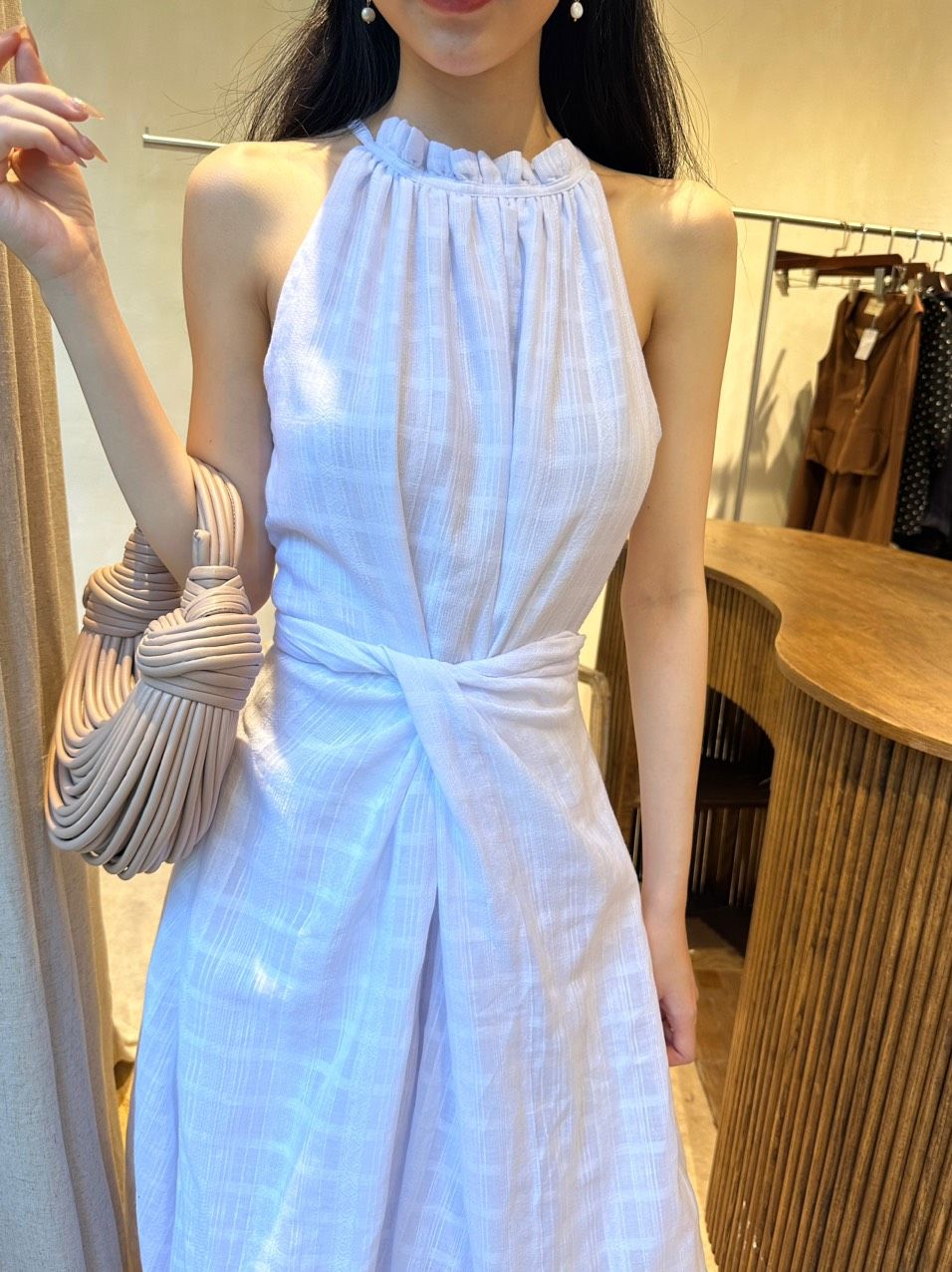 Amanda Dress - Đầm Cổ Yếm Xoắn Eo DR1923