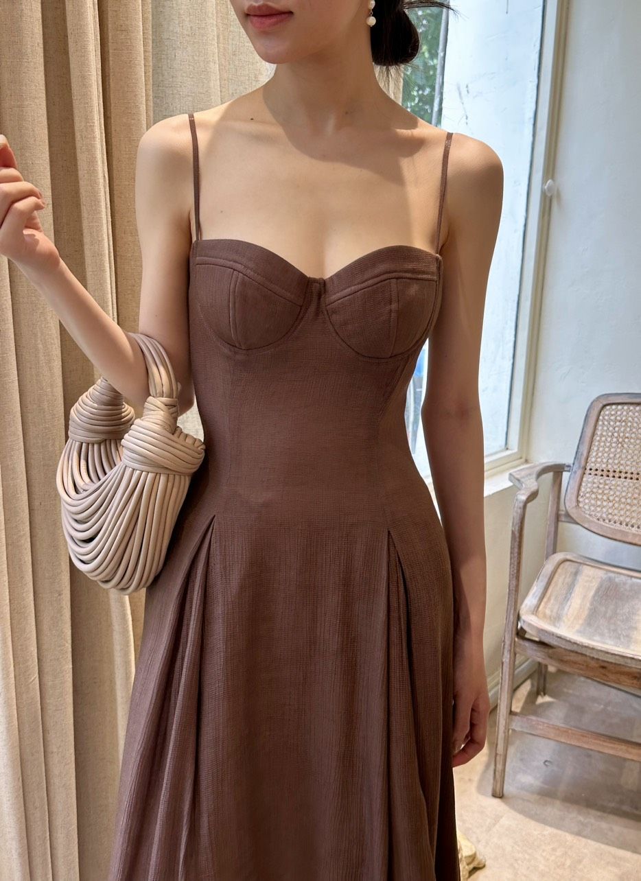 Katherine Dress - Đầm 2 Dây Cúp Ngực V18