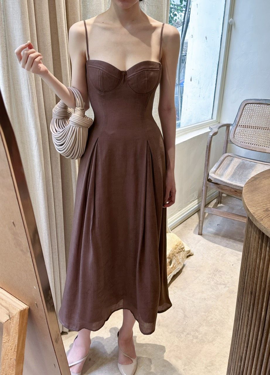 Katherine Dress - Đầm 2 Dây Cúp Ngực V18