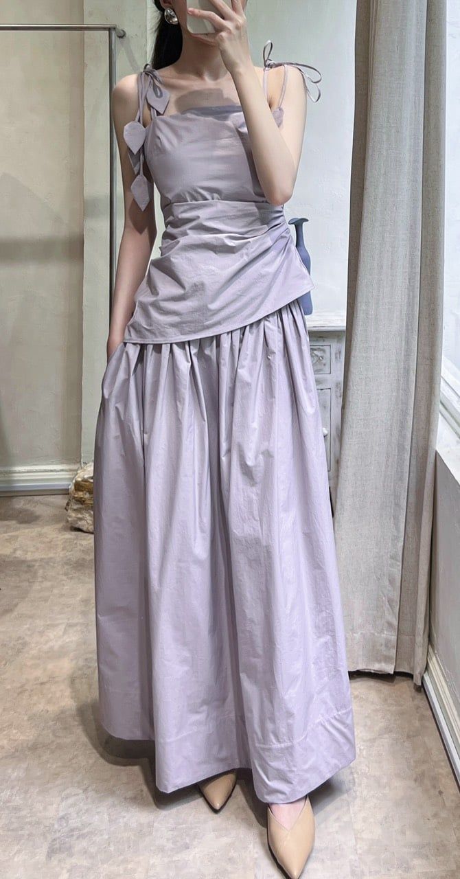 Emilia Set - Set Áo 2 Dây Và Chân Váy