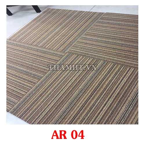 Thảm Gạch Sọc Màu Kem Vàng Artline 04 ( Ar 04 )