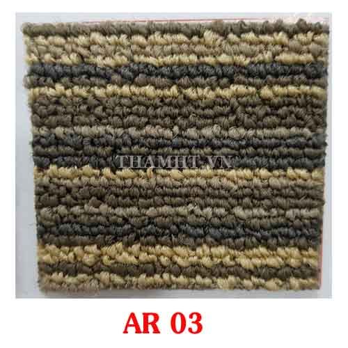 Thảm Gạch Sọc Màu Kem Artline 03 ( Ar 03 )