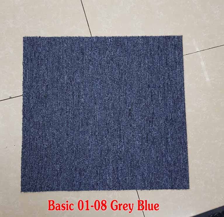 Thảm Gạch Màu Xám Xanh Basic 01-08 ( Ba 01-08 )