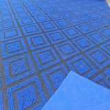  Thảm sàn ô vuông Jacquard 08 xanh dương 