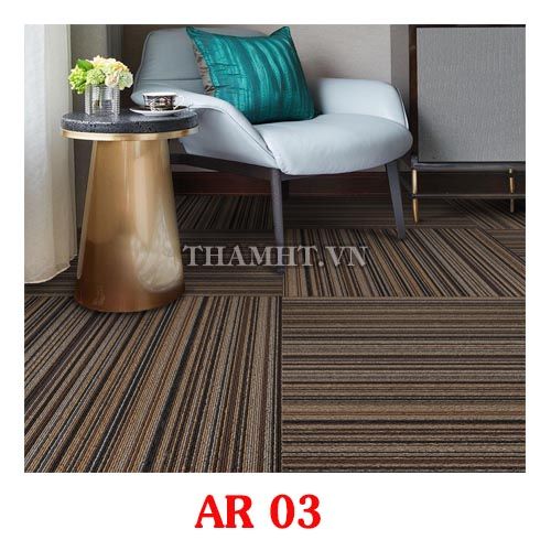 Thảm Gạch Sọc Màu Kem Artline 03 ( Ar 03 )