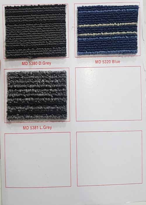 Thảm Gạch Sọc Xám Đậm Melody 5380