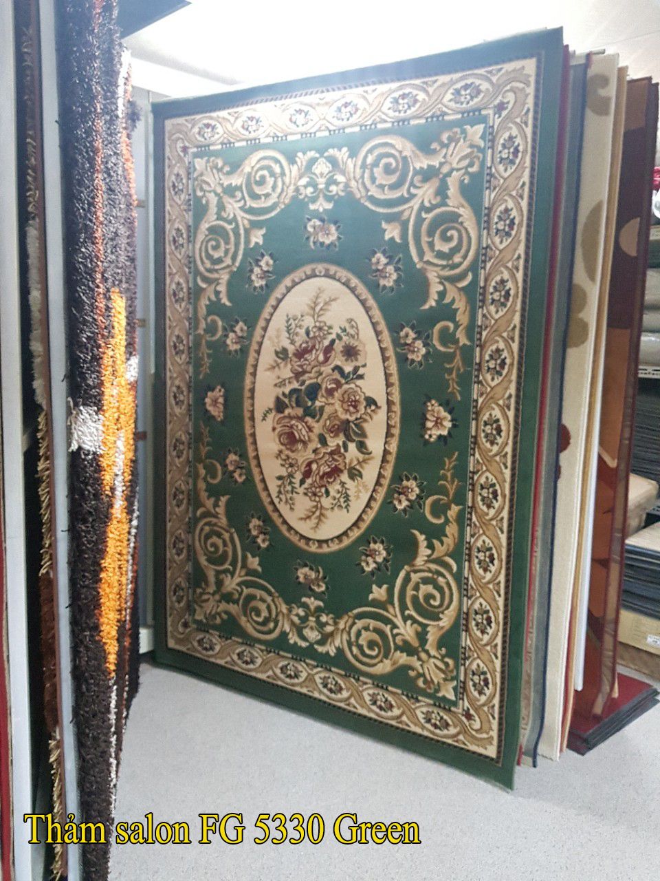 Thảm Trang trí màu xanh lá FG 5330 Green