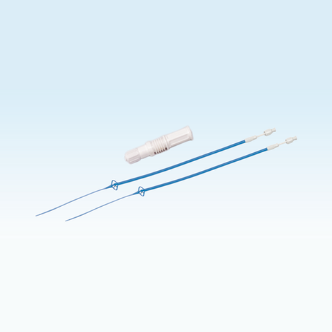 Re-entry Malecot Catheter