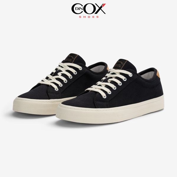 Mẫu giày vải nam màu đen E12 Black Dincox Shoes