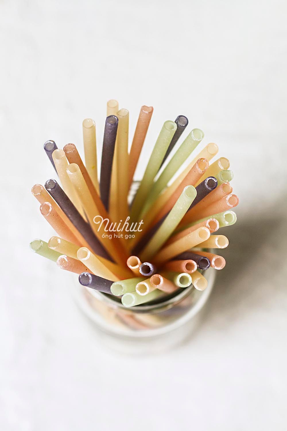 Ống hút gạo cho nước, cafe (6mm) - Nhiều màu