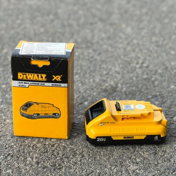 Pin 4a Dewalt DCB240-B1 pin mỏng xả cao