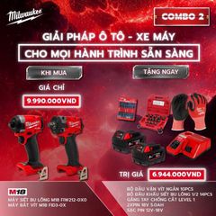 Combo Milwaukee FID3 + Bulong 212