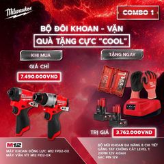 Combo máy Milwaukee M12