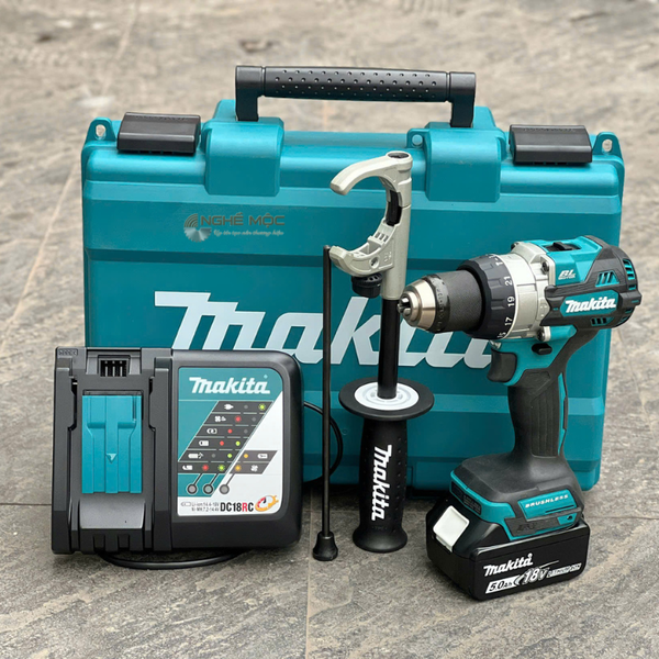 Máy khoan búa và vặn vít dùng pin (bl)(18v) Makita DHP486Z