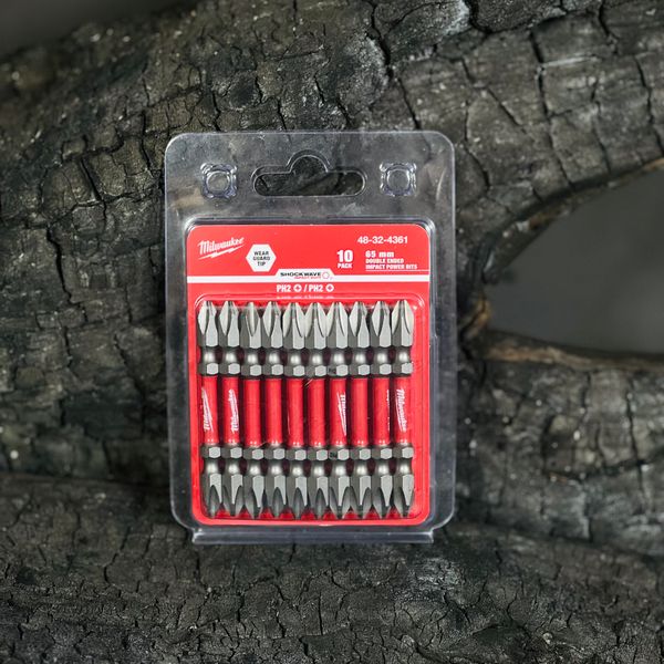 1 Mũi bắt vít ngắn PH2-65mm Milwaukee 48-32-4361