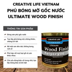 SƠN BÓNG MỜ WOOD FINISH CREATIVE LIFE KHÔNG MÙI