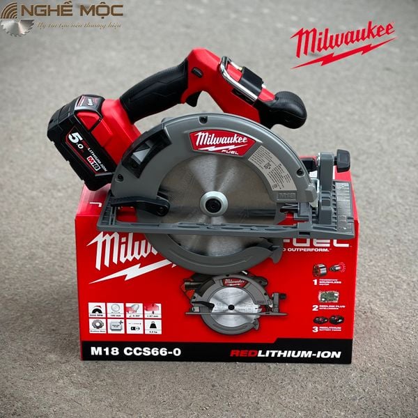 Máy cưa đĩa pin Milwaukee M18 CCS66: