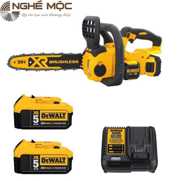 Combo MÁY CƯA XÍCH PIN DEWALT 20VMAX DCCS620P2