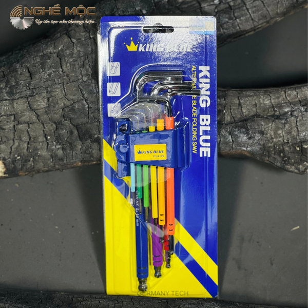 Bộ lục giác đầu bi 9 cái KingBlue KL6-09