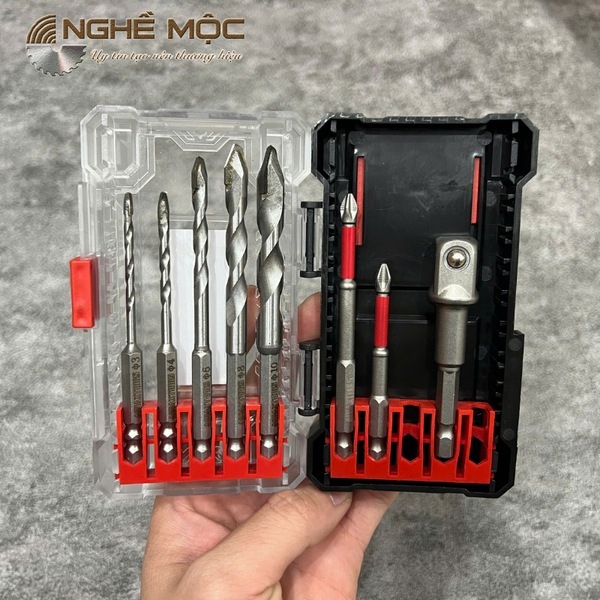 Bộ mũi khoan Amaxtools CBK8