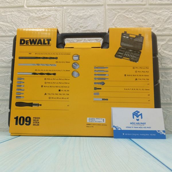 Bộ Mũi Khoan Dewalt DT0109-QZ 109 chi tiết