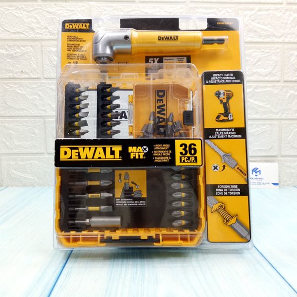 Bộ mũi vít kèm đầu chuyển góc Dewalt DWAMF36RASET