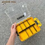 Hộp nhựa Dewalt DWAN2190 bên trong có các ngăn đucợ phân chia để bạn có thể dễ dàng để bạn đựng các loại dụng cụ khác nhau bên trong hộp không lo thất lạc