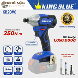 Máy bắn vít (có búa) 20V KingBlue KB20VC