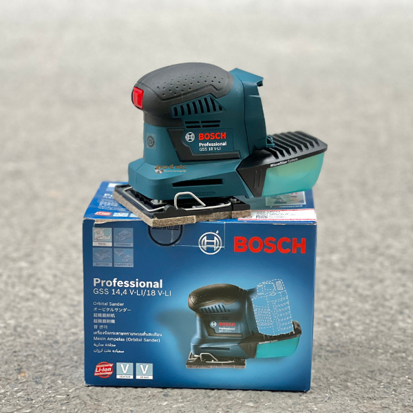 Máy chà nhám vuông bosch GSS 18V -LI