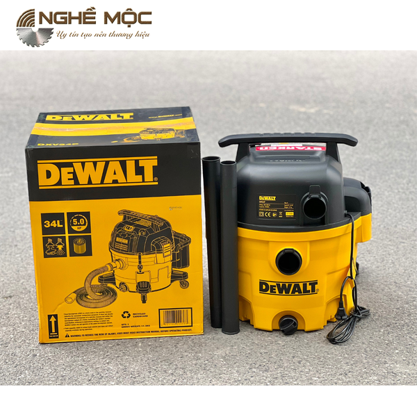 Máy hút bụi 3 chức năng khô và ướt DeWalt DXV34P (34L, 5HP)