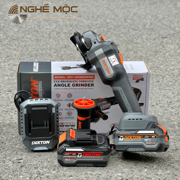 Máy mài góc dùng pin 21V Dekton M21-AG9600PRO