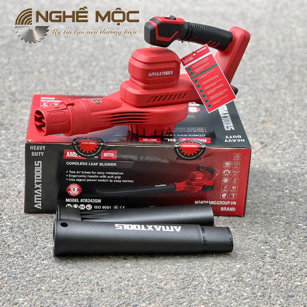Máy thổi lá dùng pin 21 V Amaxtool ATB243SM
