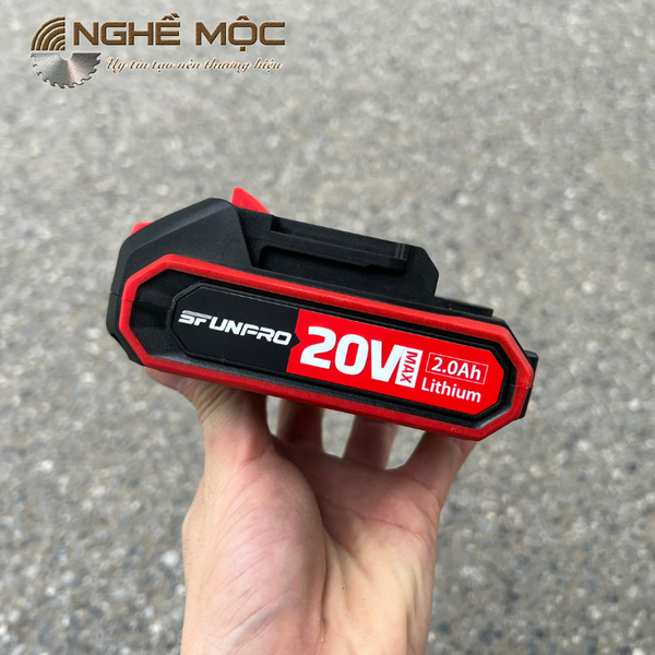 Pin 20V 2.0A SFUNPRO S20Li-20A