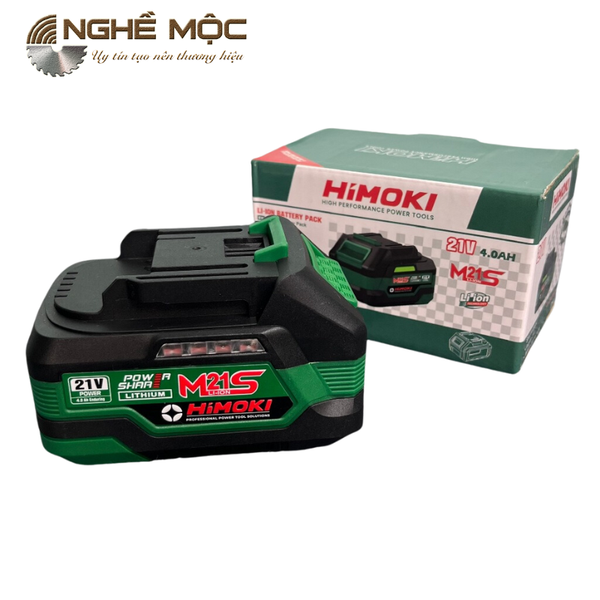 Pin Himoki 4Ah 21V dòng sả cao chân pin phổ thông