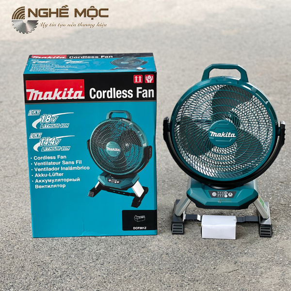 Quạt dùng pin Makita DCF301Z (18V/14.4V/AC) – mochaiphat