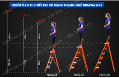 Thang ghế 4 bậc Nikawa NKS-04