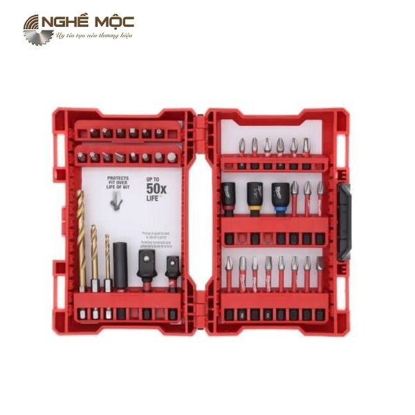 Bộ mũi khoan vặn vít đa năng milwaukee 40 chiếc (48-32-4006)