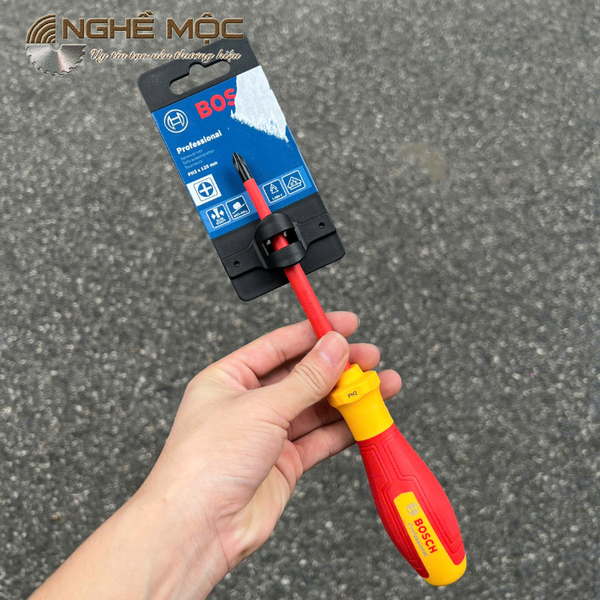 Tua vít cách điện VDE đầu PH2 Bosch 1600A02NB9