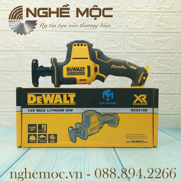 MÁY CƯA KIẾM DEwalt PIN li-ion 12v max DCS312N