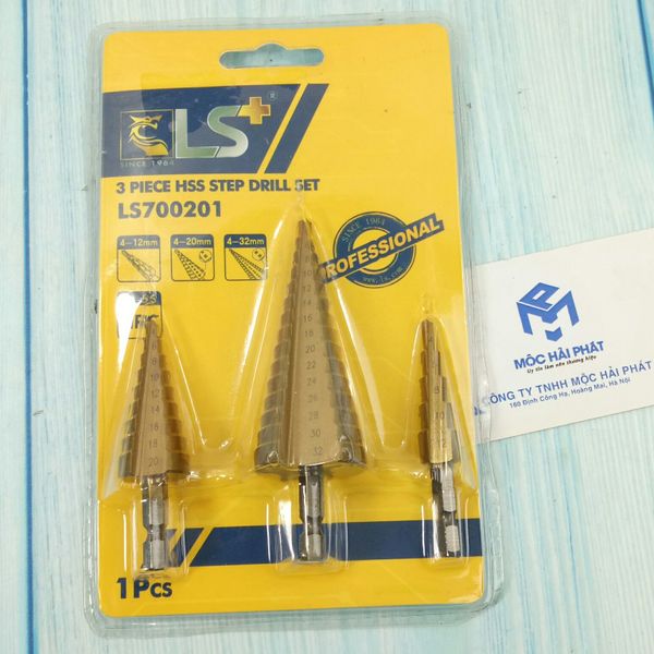 Bộ 3 mũi khoan tháp LS