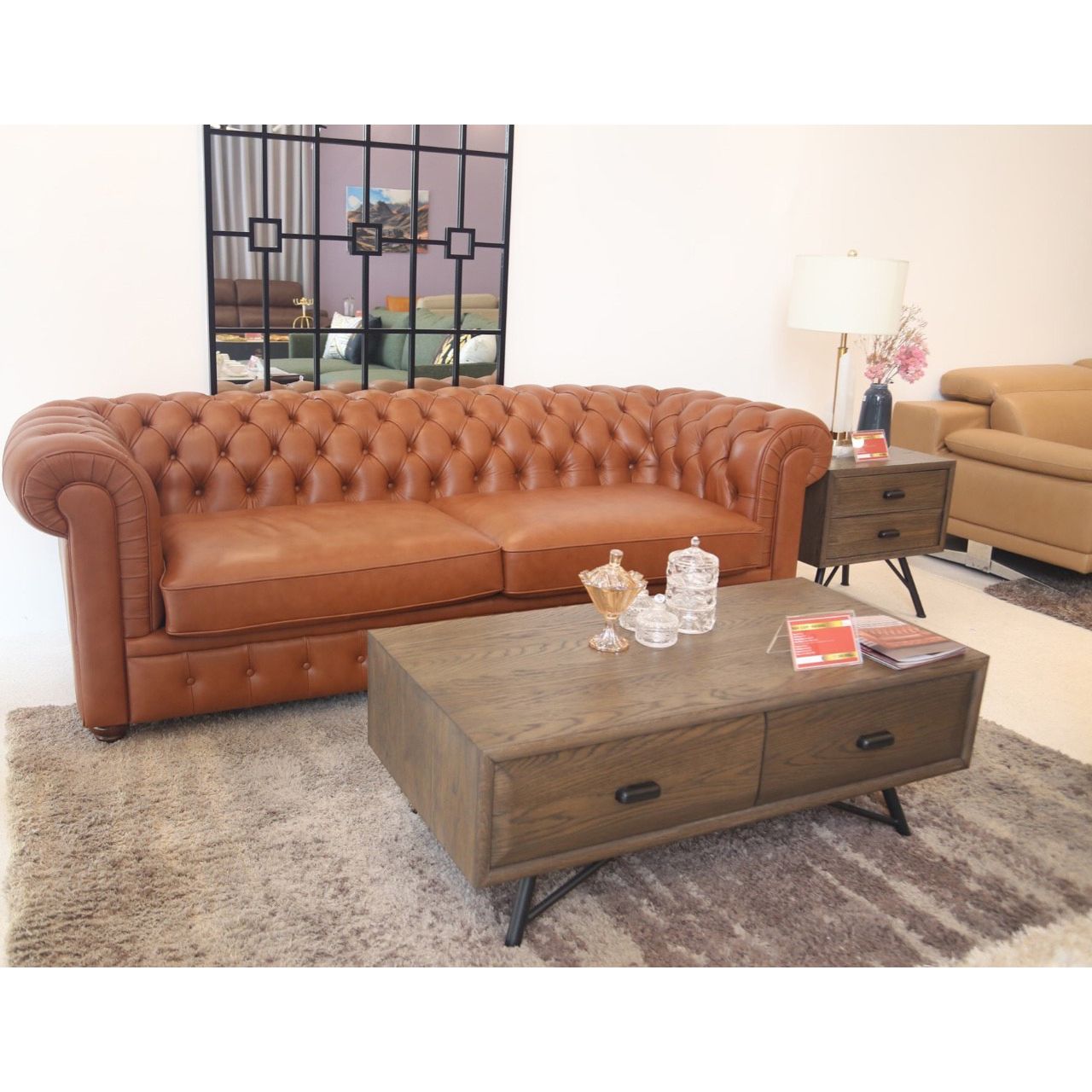 SOFA DA BÒ Ý - CHESTER