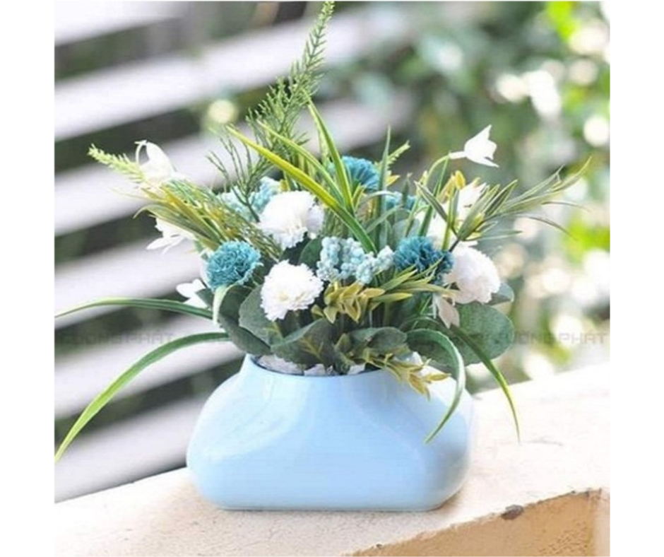 CHẬU GỐM THỦ CÔNG TRONG NHÀ - HÌNH CHỮ NHẬT