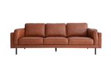  SOFA DA BÒ Ý -  CHARMINGTON COGNAC 3 CHỖ 