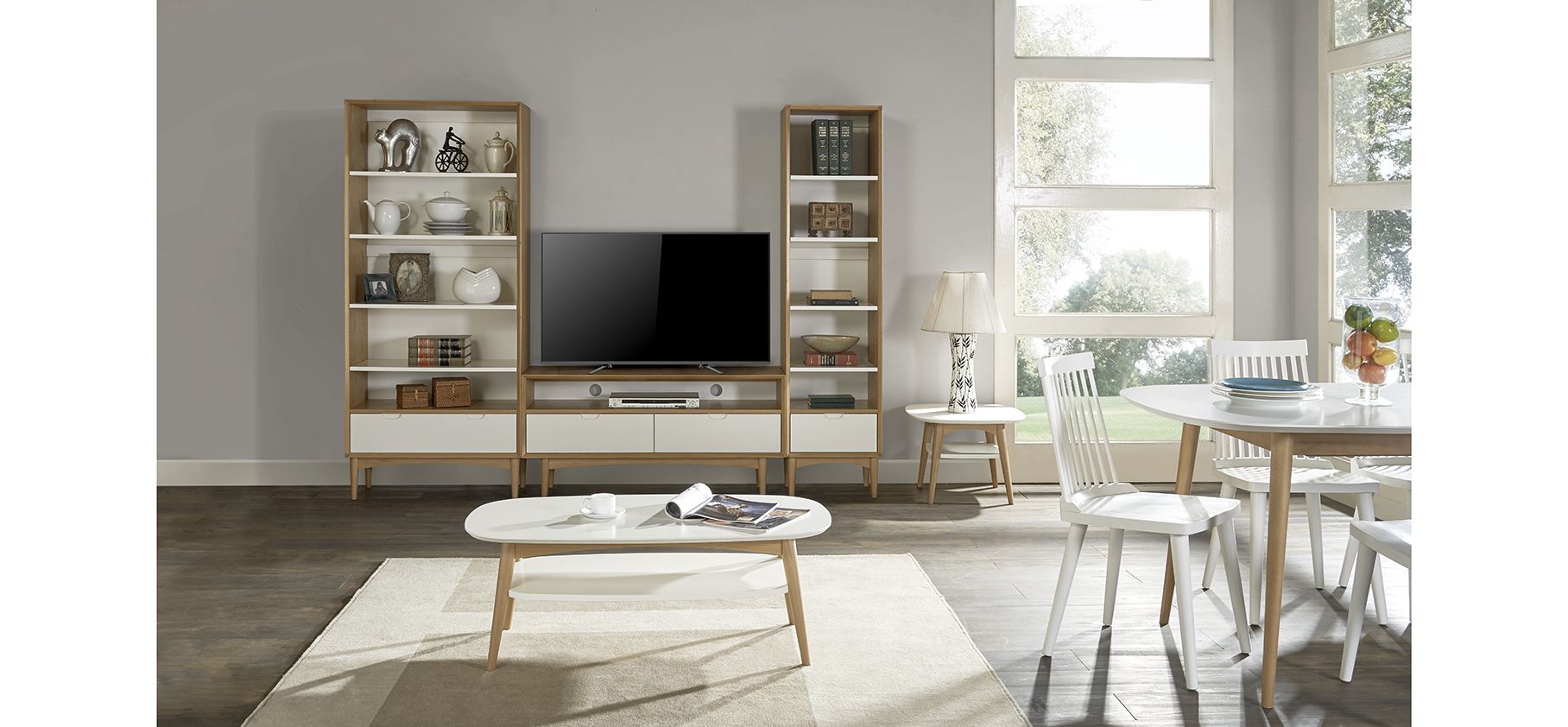 BÀN CAFE- NORDIC TWO TONE